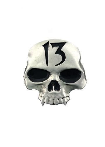 13 Vampire Skull Belt Buckle