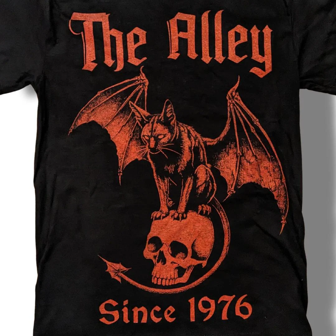 Demon Cat Bat Tshirt - Image 2